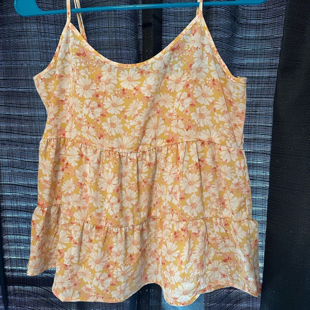 Pink Rose Tank Top